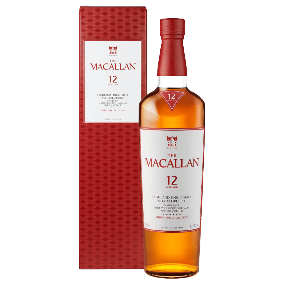 The Macallan 12 Year Old Sherry Oak Single Malt Scotch Whisky