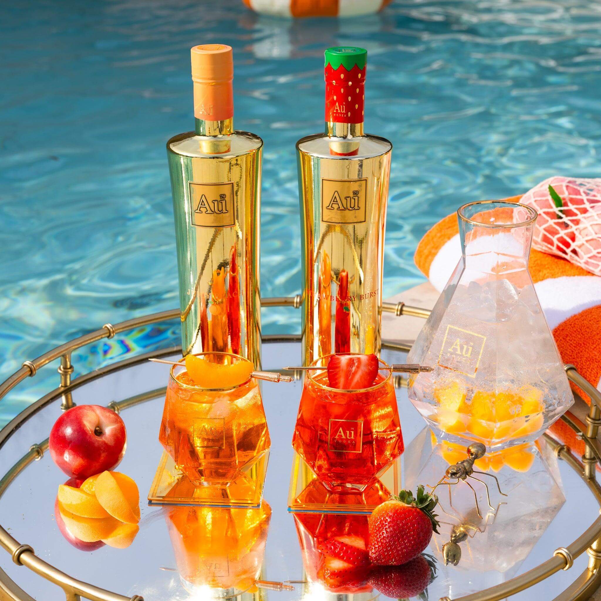 Au Vodka Juicy Peach 2 Bottle Combo Au Vodka