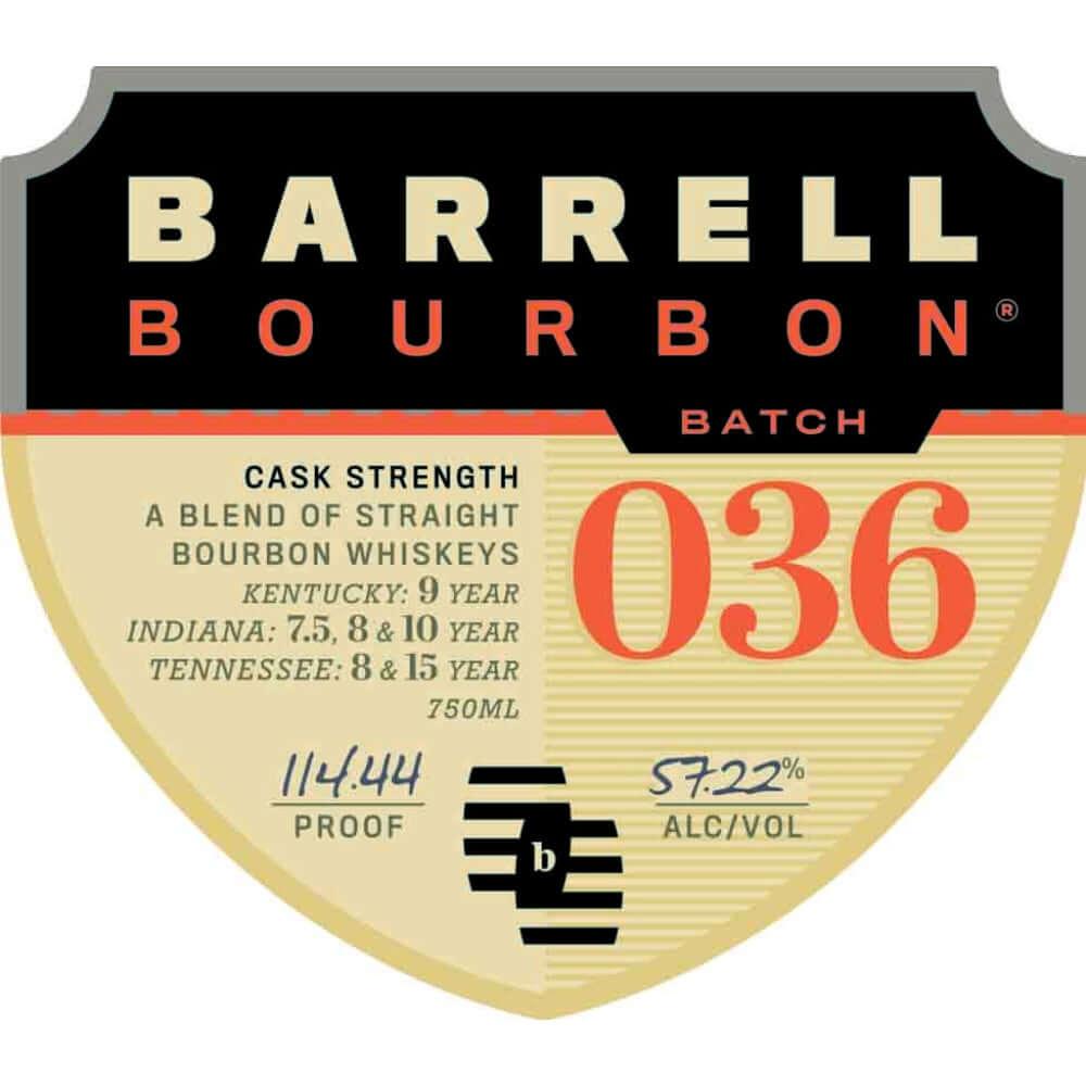 Barrell Bourbon Batch 036 Barrell Craft Spirits