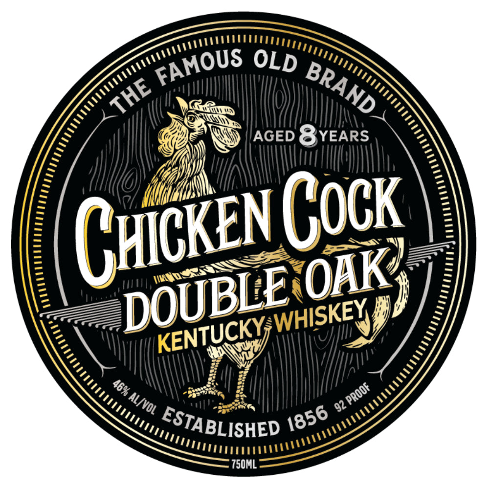 Chicken Cock Double Oak 8 Year Old Kentucky Whiskey