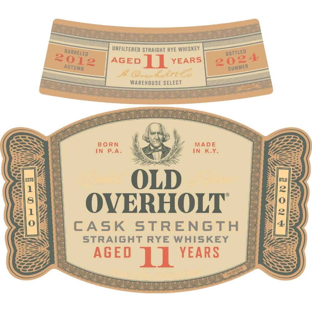 Old Overholt 11 Year Old Cask Strength Straight Rye Old Overholt