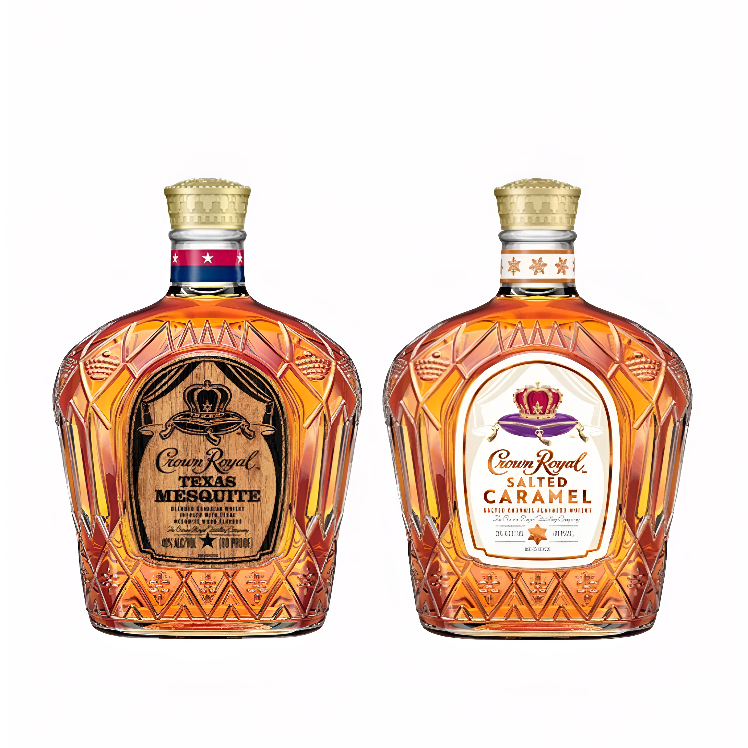 Crown Royal Texas Mesquite & Salted Caramel Canadian Whisky Bundle