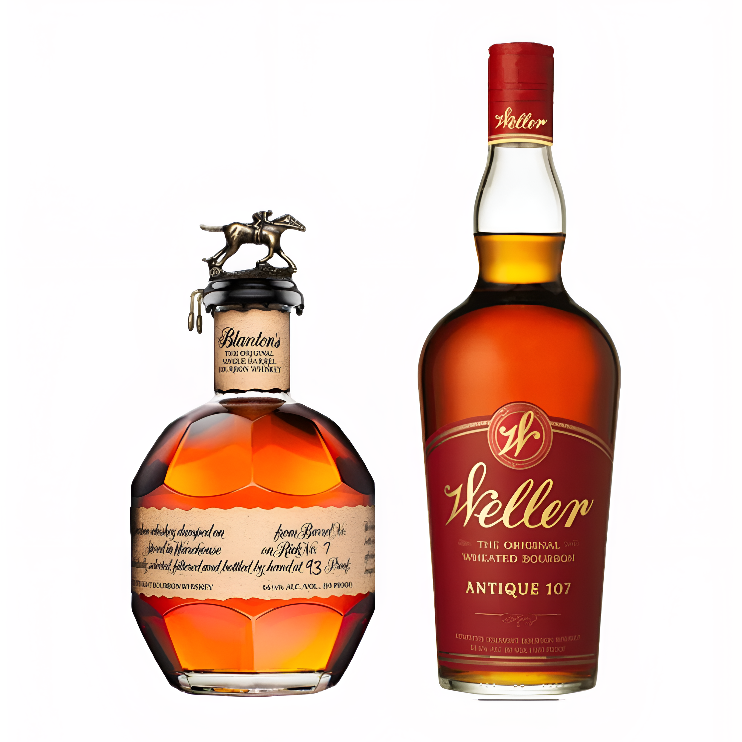 W.L. Weller Antique 107 & Blanton's Single Barrel Bundle