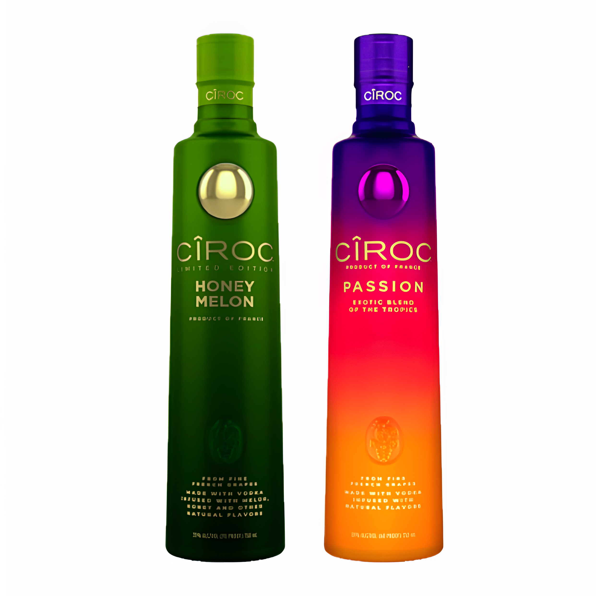 Ciroc Passion & Honey Melon 2 Pack Bundle