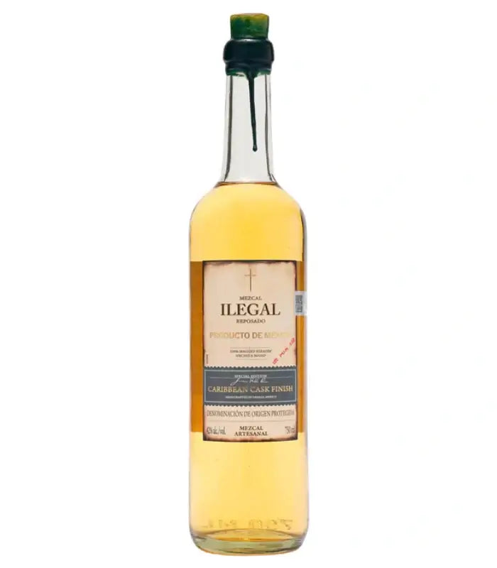 Ilegal Mezcal Reposado Caribbean Cask Finish 750mL Ilegal Mezcal