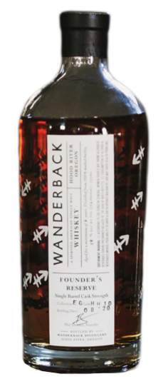 Wanderback Whiskey Founder’s Reserve Single Barrel Cask Strength Wanderback