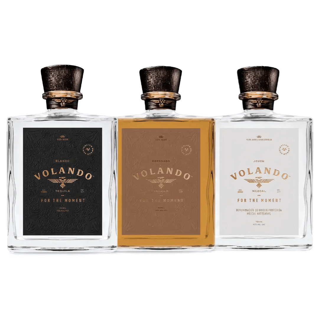 Volando Tequila & Mezcal Gift Set – Blanco, Reposado & Joven Volando