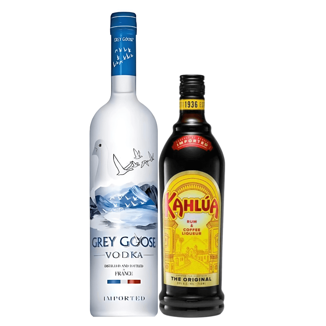 White Russian Cocktail Kit: Grey Goose Vodka & Kahlúa Original