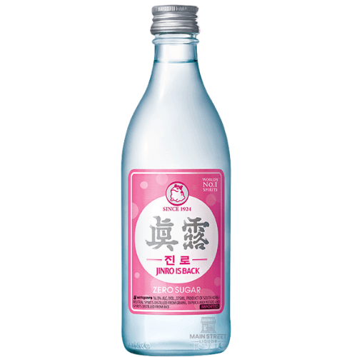 Jinro Is Back Zero Sugar Soju 375mL Jinro