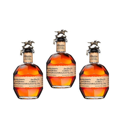 Blanton's Original Single Barrel Bourbon Whiskey 750ml 3 pack