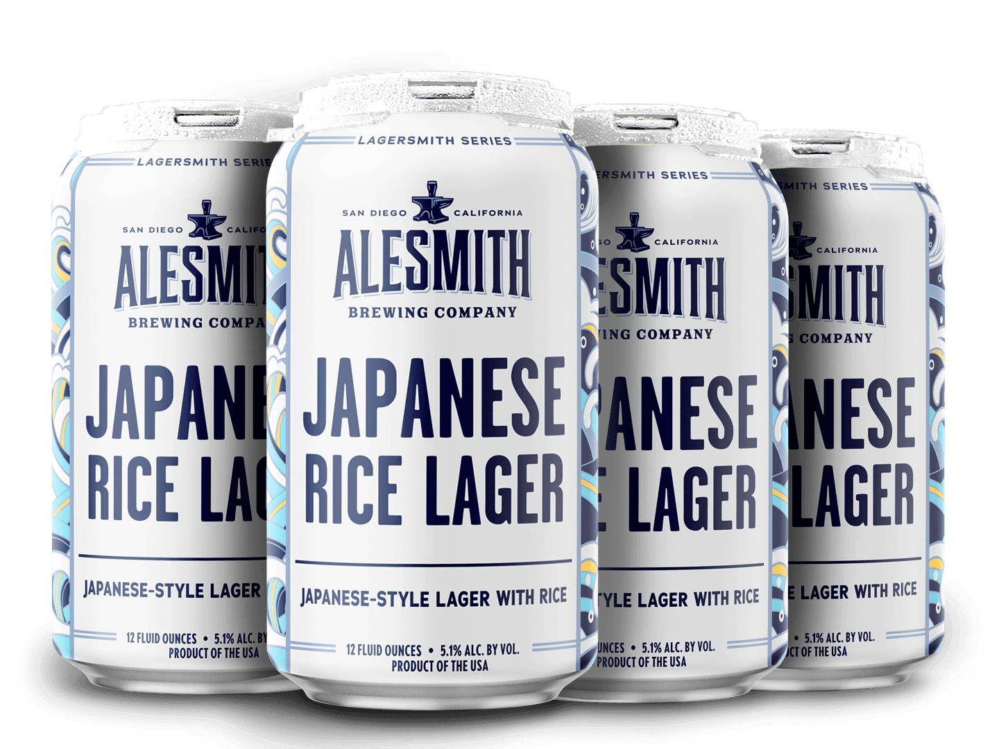 AleSmith Japanese Rice Lager (5.1% ABV) 12oz Cans - Main Street Liquor