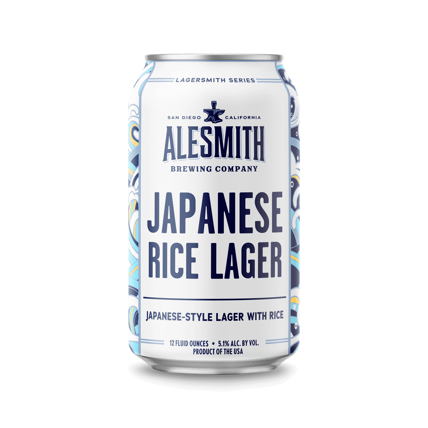AleSmith Japanese Rice Lager (5.1% ABV) 12oz Cans - Main Street Liquor