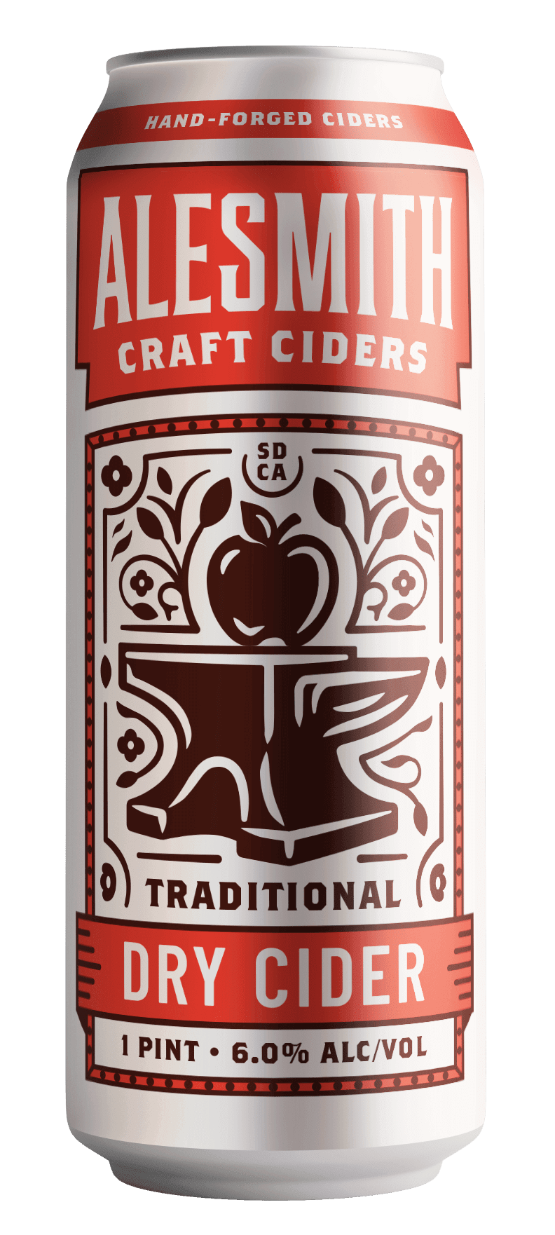 AleSmith Traditional Dry Apple Cider (6.0% ABV) 16oz Cans - Main Street Liquor