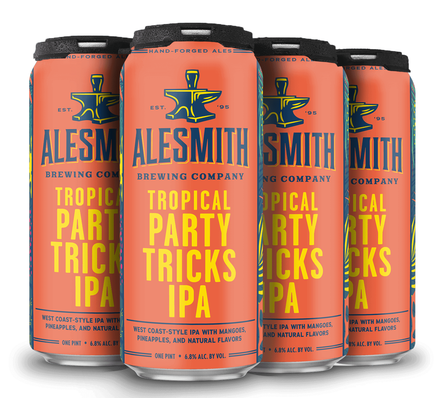 AleSmith Tropical Party Tricks IPA (6.8% ABV) 16oz Cans - Main Street Liquor
