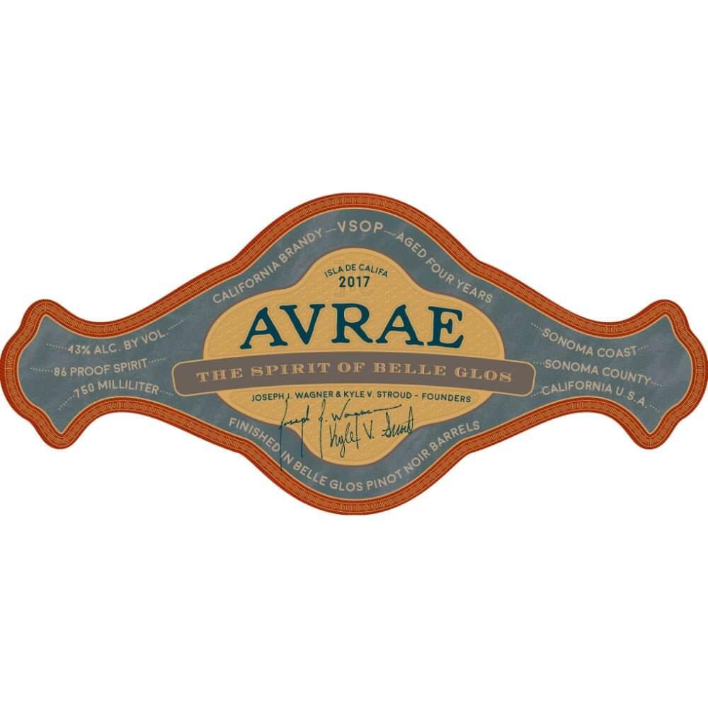 Avrae VSOP Brandy Finished in Belle Glos Pinot Noir Barrels - Main Street Liquor