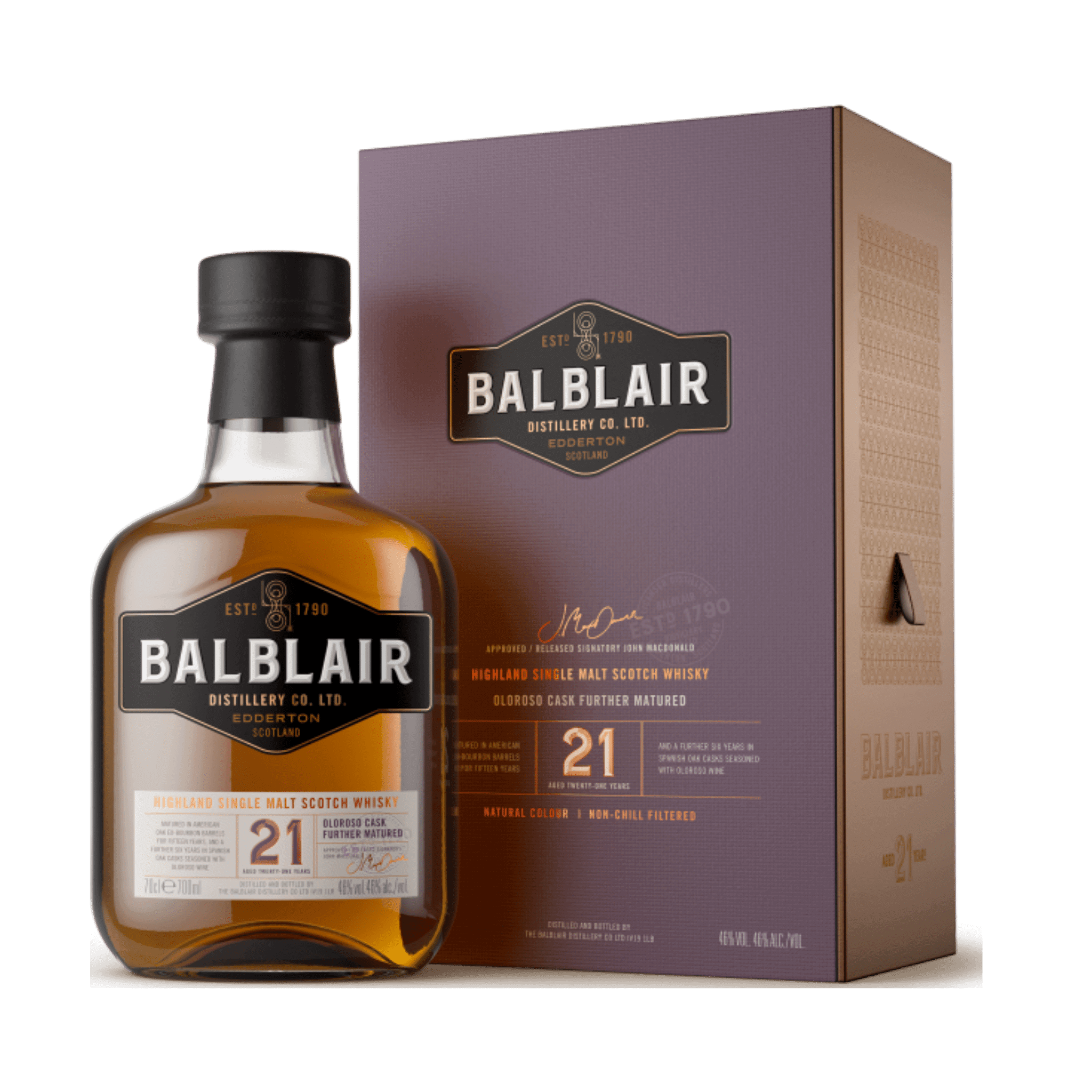 Balblair 21 Year Old Single Malt Scotch Whisky - Main Street Liquor