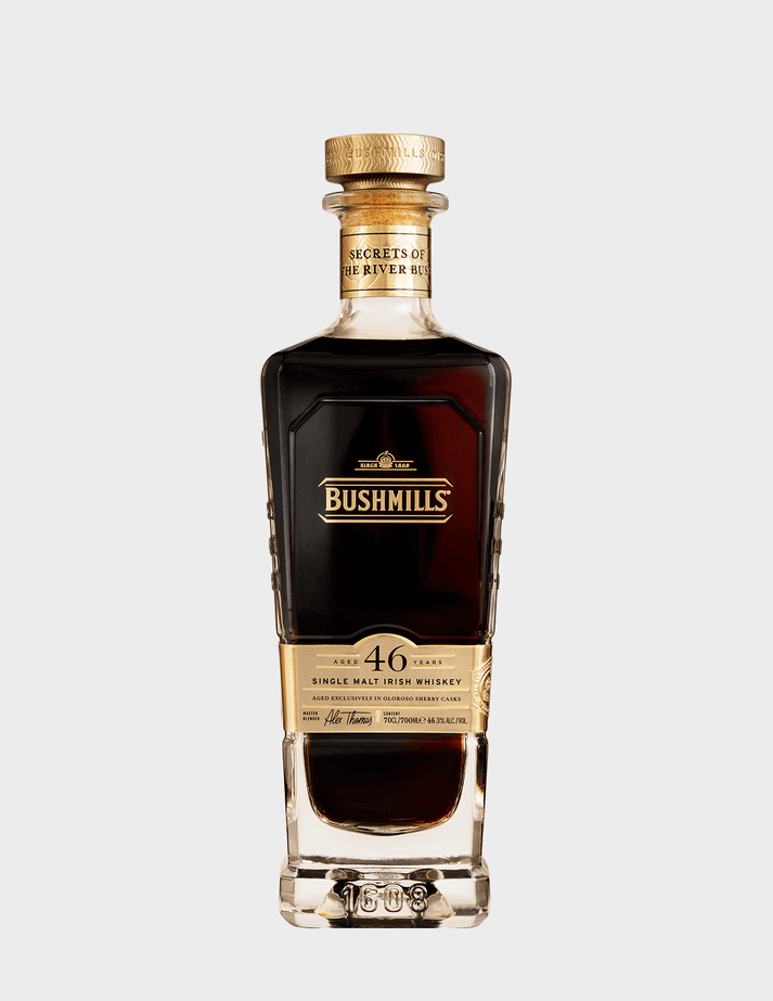 Bushmills 46 Year Single Malt Irish Whiskey Secrets of the River Bush