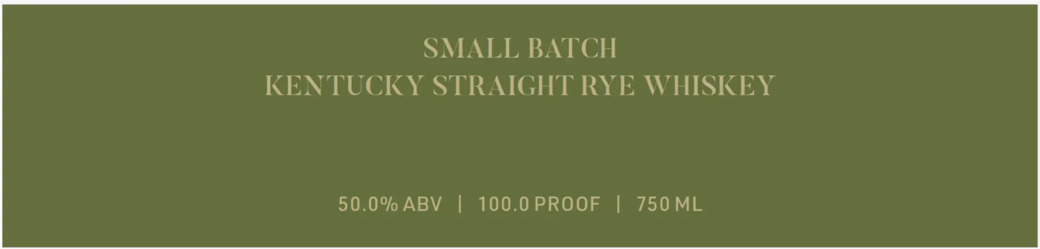 Frank August Small Batch Kentucky Straight Rye Whiskey - Main Street Liquor