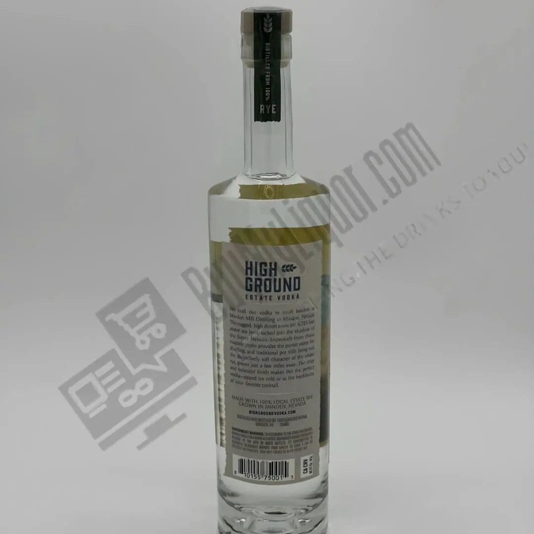 High Ground Estate Vodka - Main Street Liquor