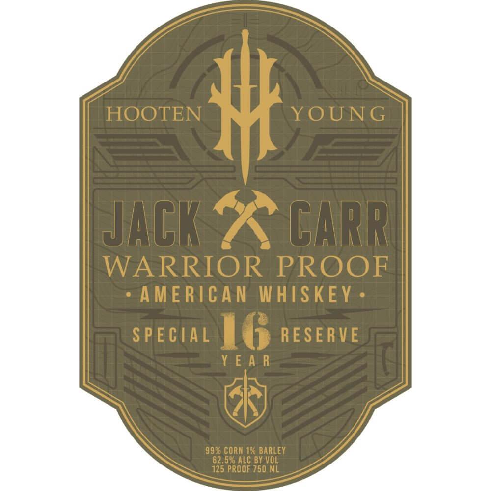 Hooten Young Jack Carr 16 Year Old Special Reserve Warrior Proof American Whiskey - Main Street Liquor
