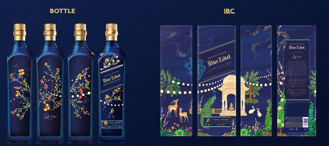 Johnnie Walker Blue Label x Rahul Mishra Diwali Limited Edition 750ml
