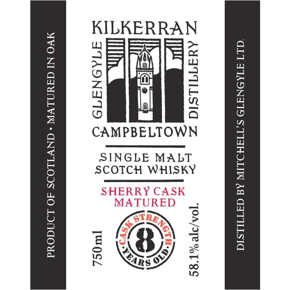 Kilkerran 8 Year Old Cask Strength Sherry Cask Matured - Main Street Liquor