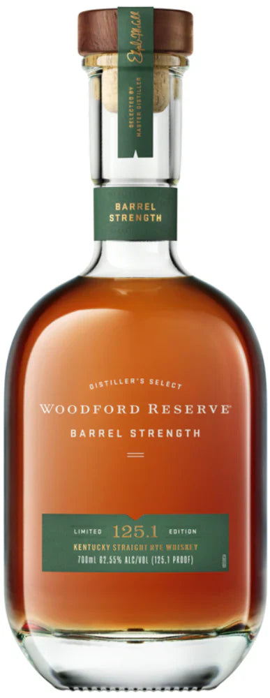 Woodford Reserve Barrel Strength Kentucky Straight Rye Whiskey 125.1 Proof Woodford Reserve