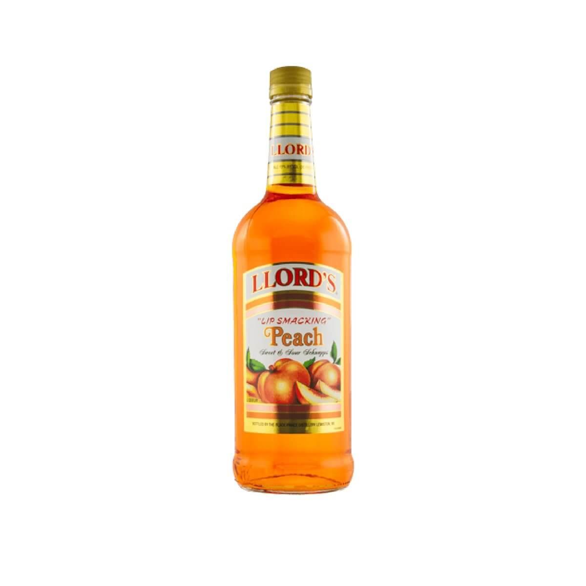 Llord's Sweet & Sour Peach Schnapps Liqueur - Main Street Liquor