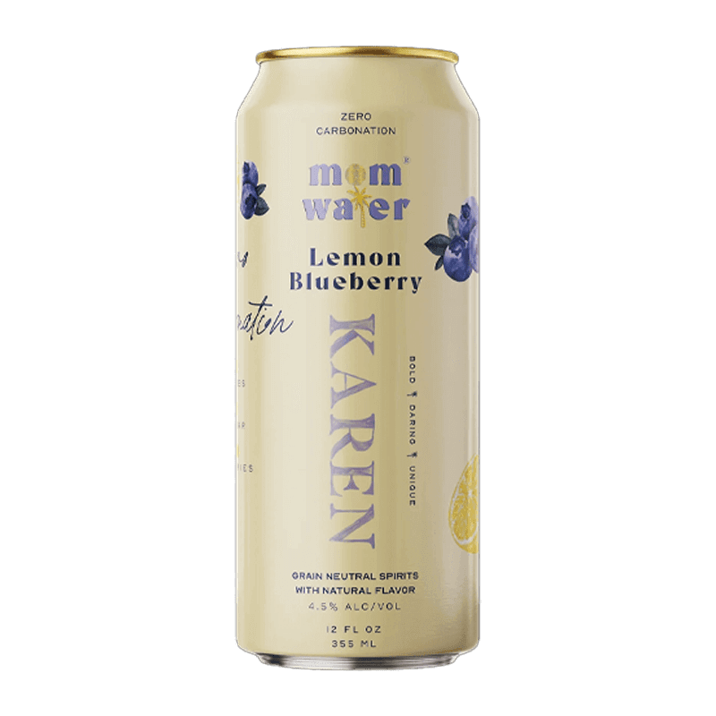 Mom Water Karen - Lemon Blueberry Cocktail 12.oz 4 Pack - Main Street Liquor