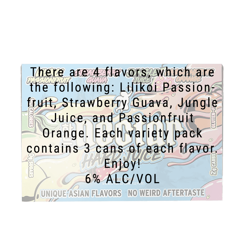 Nectar Hard Juice Hard Seltzer Variety 12 Pack 12.oz - Main Street Liquor