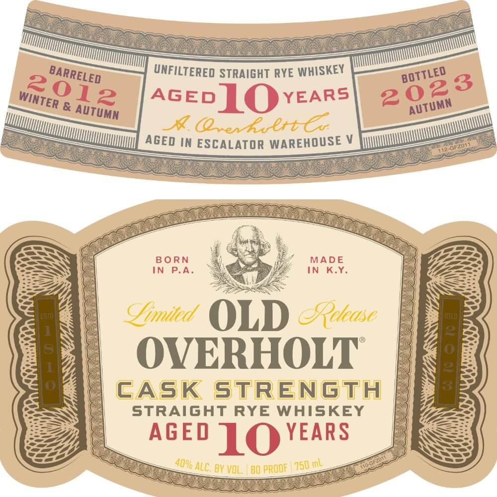 Old Overholt 10 Year Old Cask Strength Straight Rye - Main Street Liquor