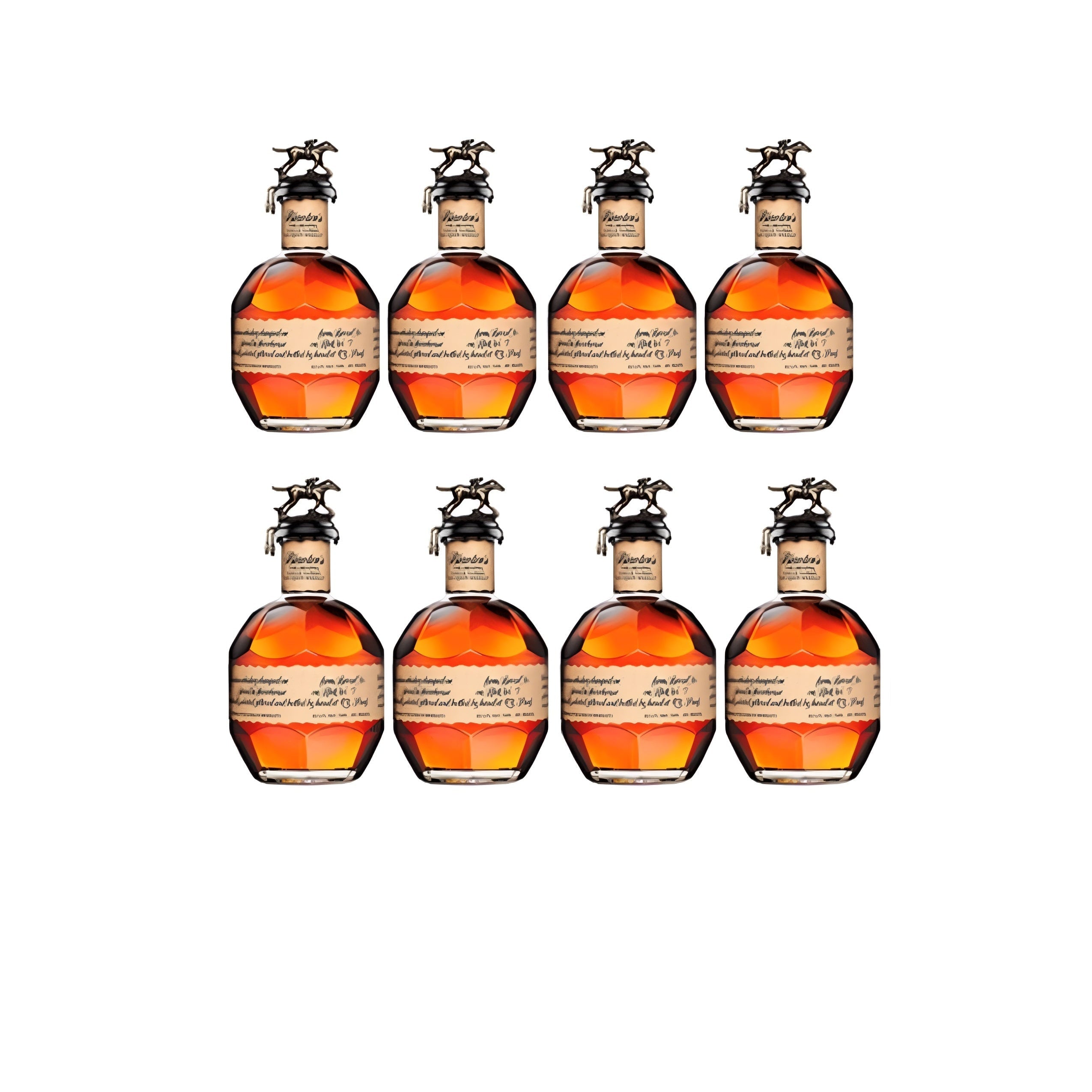 Blanton's Original Single Barrel Bourbon Whiskey 750ml Edition Full Complete Horse Collection 8pk