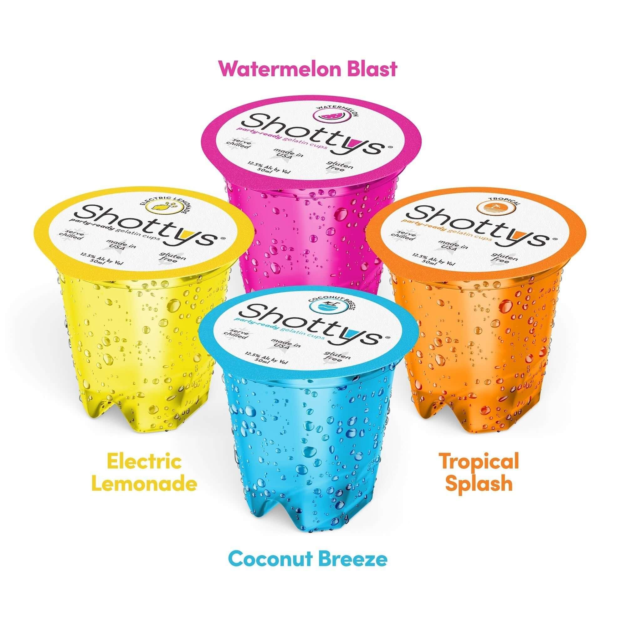 Shottys Tropical Gelatin Shots (24 shots) - Main Street Liquor