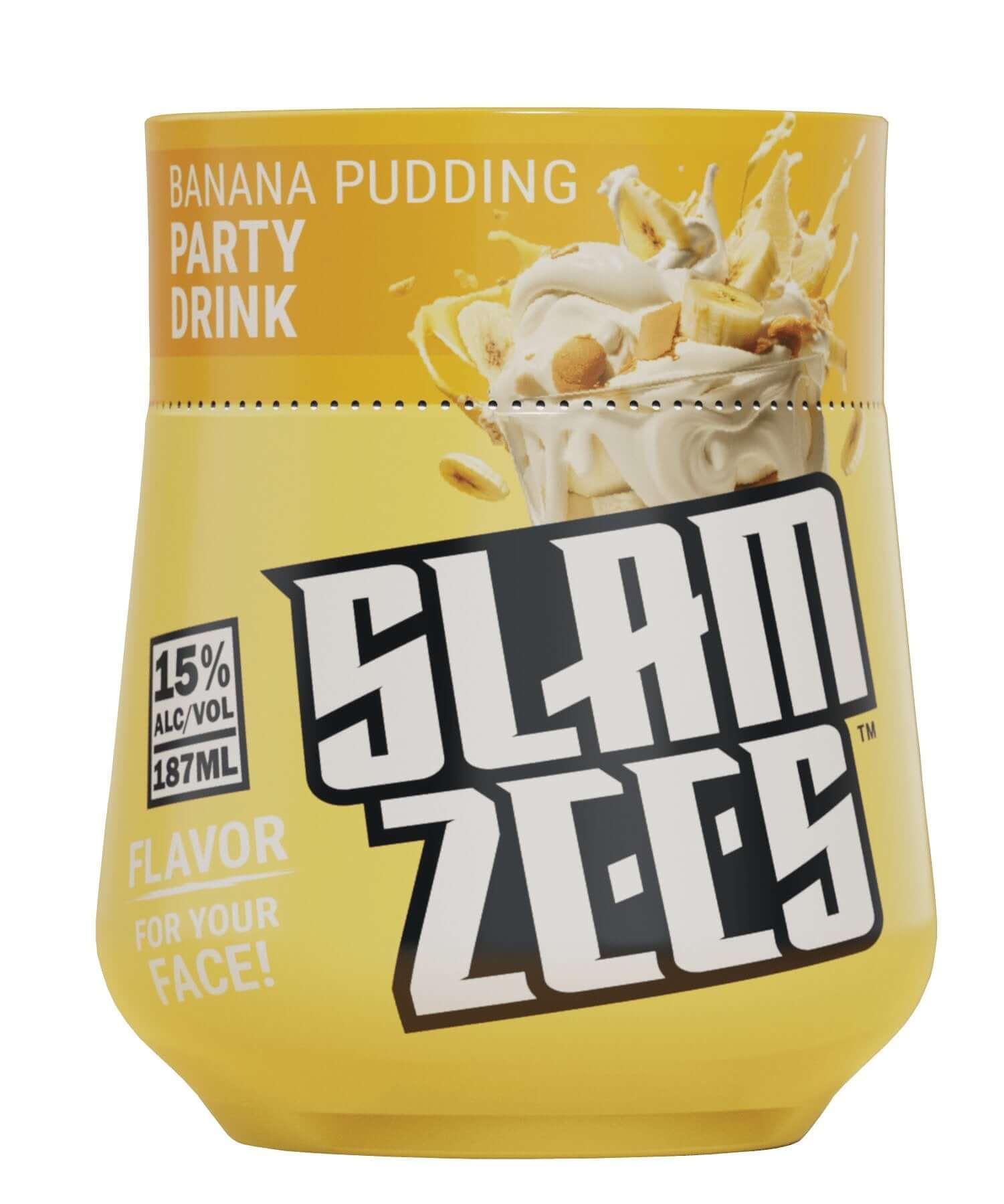 SLAMZEES Banana Pudding 4x200ml - Main Street Liquor