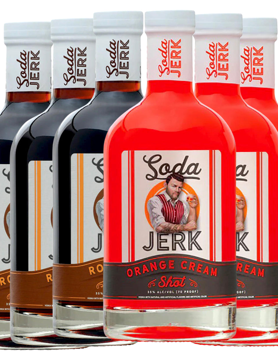 Soda Jerk 6-Pack: Root Beer & Orange Cream Shots Soda Jerk