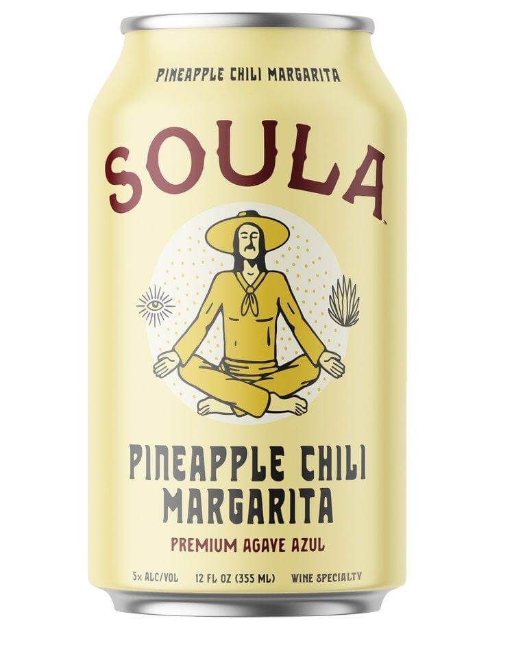Soula Pineapple Chili Margarita 4 Pack Soula Margarita