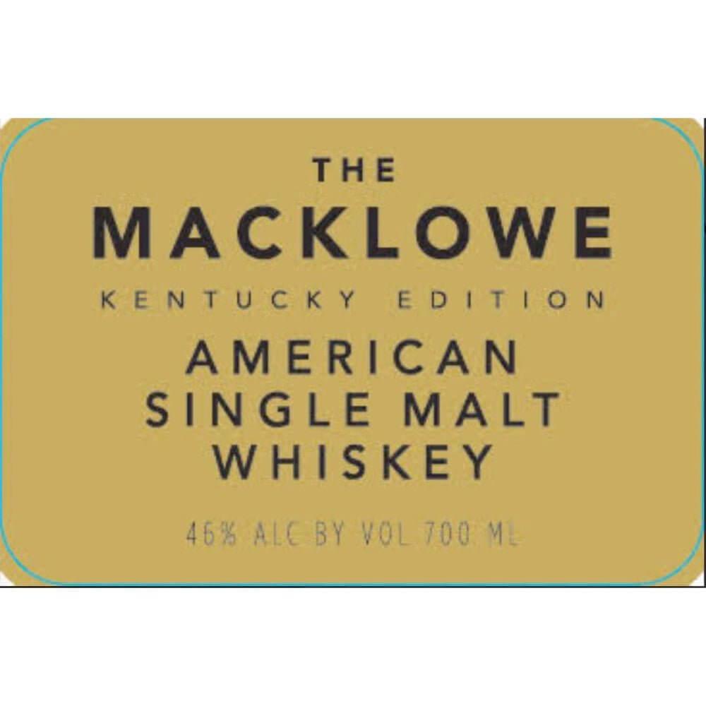 The Macklowe Kentucky Edition American Single Malt Whiskey - Main Street Liquor