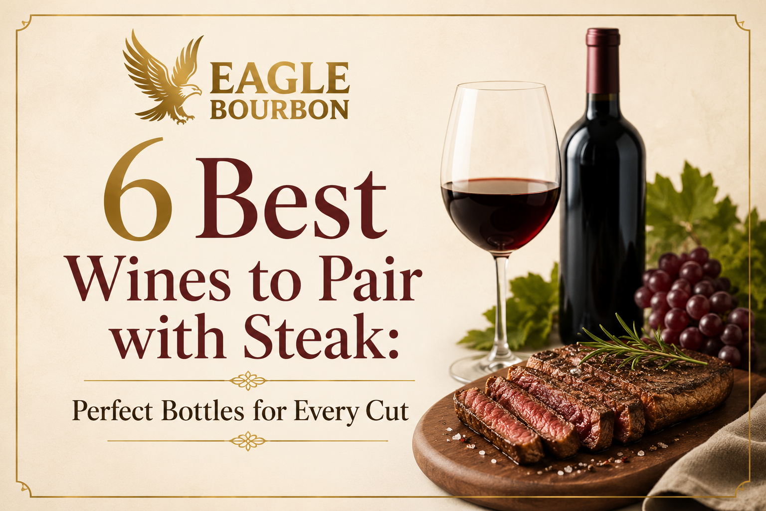 6 Best Wines to Pair with Steak: Perfect Bottles for Every Cut
