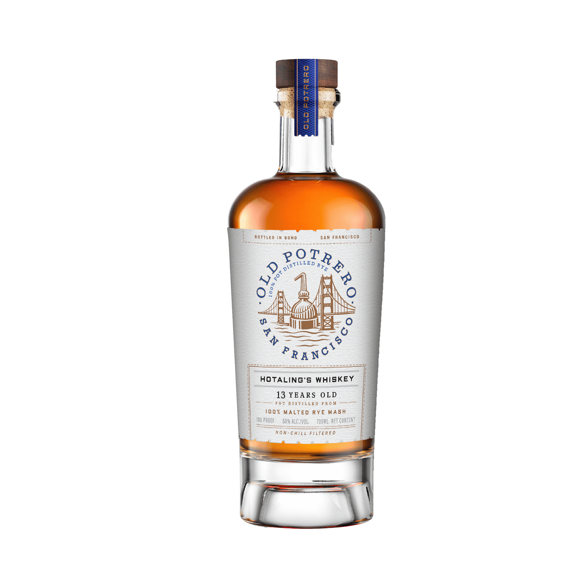 Old Potrero Hotaling's Bottle in Bond 13YO Whiskey