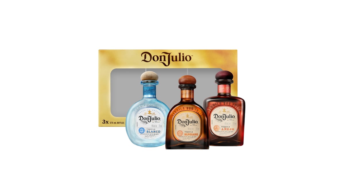 Don Julio Tequila Combo 4 Each Anejo, Blanco & Reposado 80 (375ML)