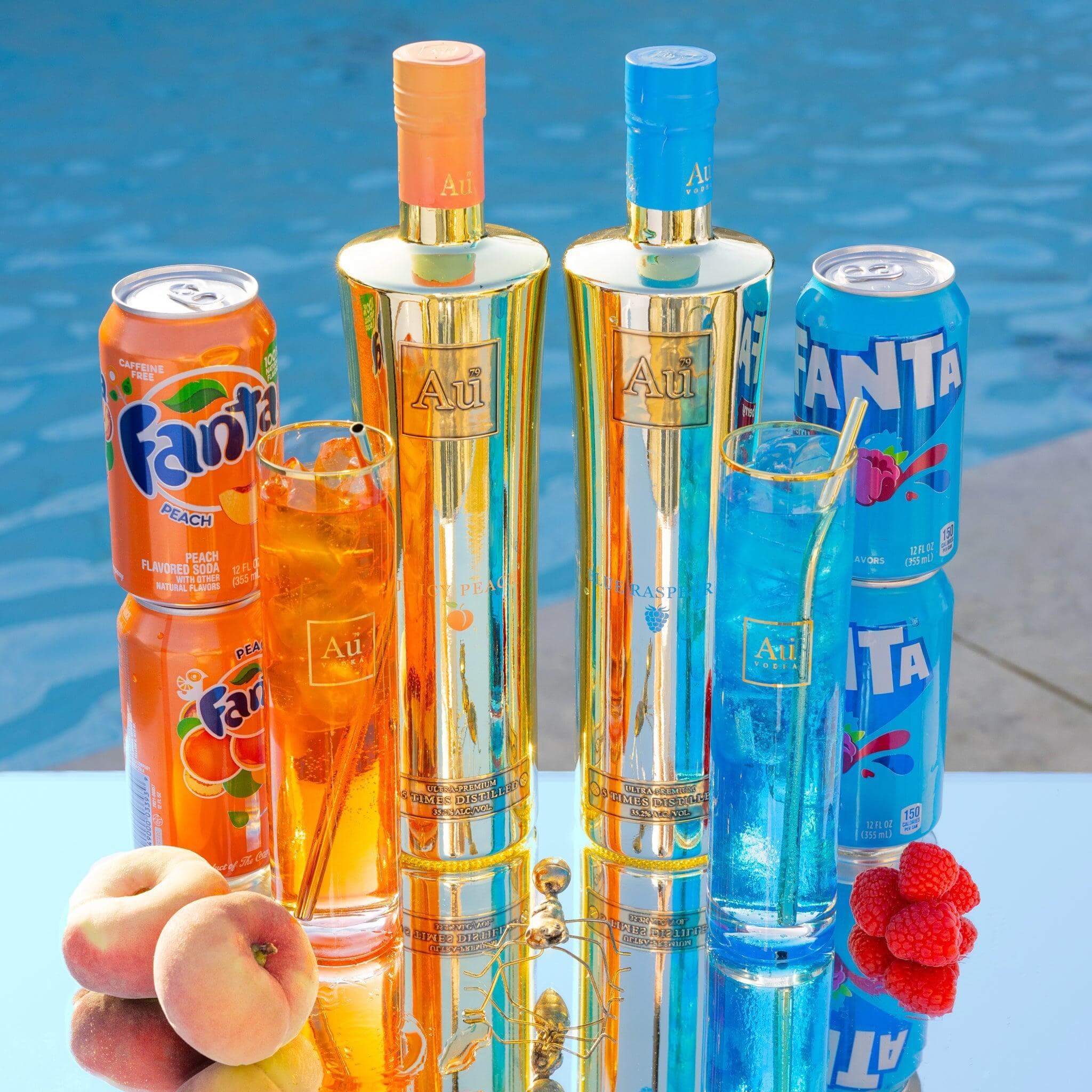 Au Vodka Juicy Peach 2 Bottle Combo