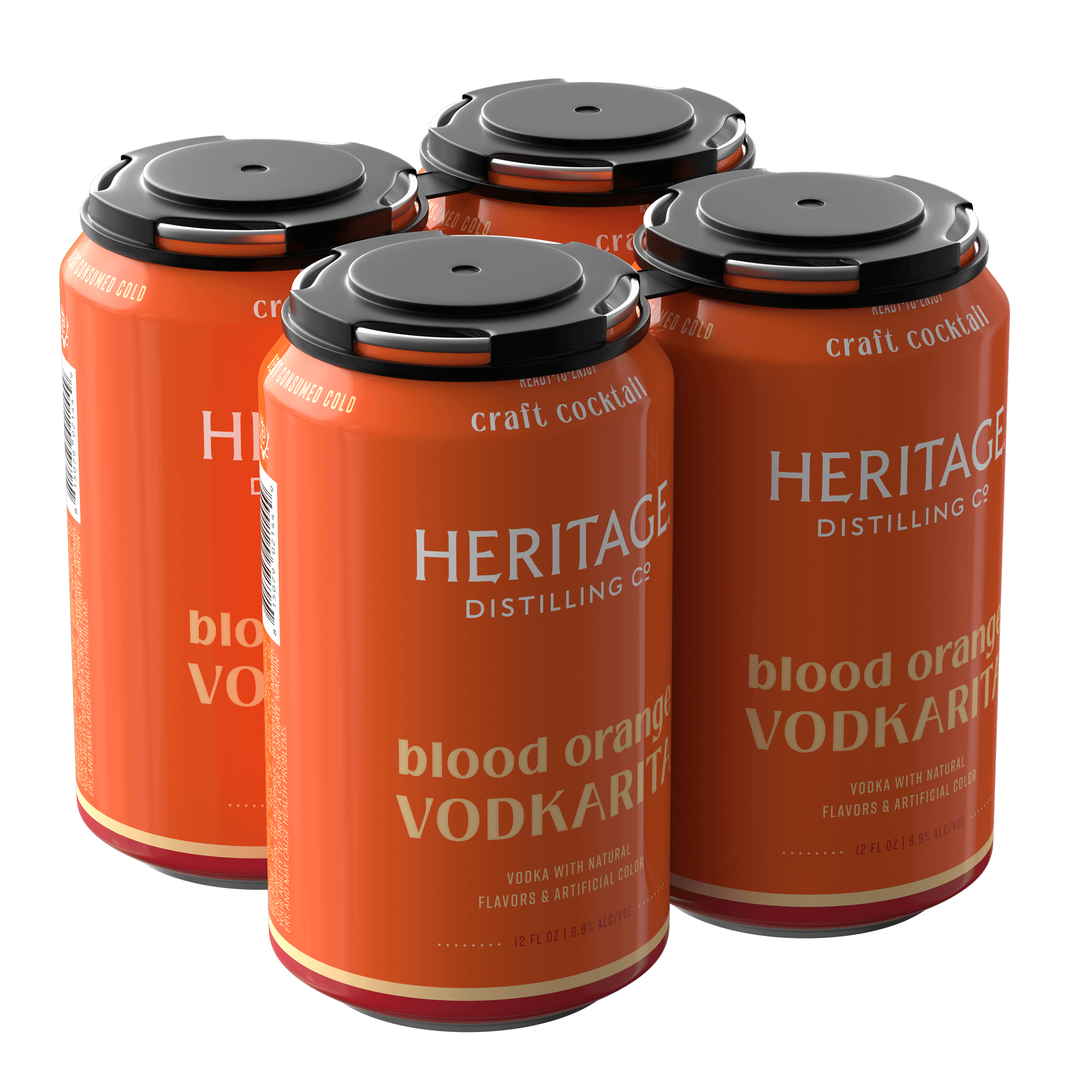 Heritage Distilling Co Blood Orange Vodkarita 4 Pack Cans