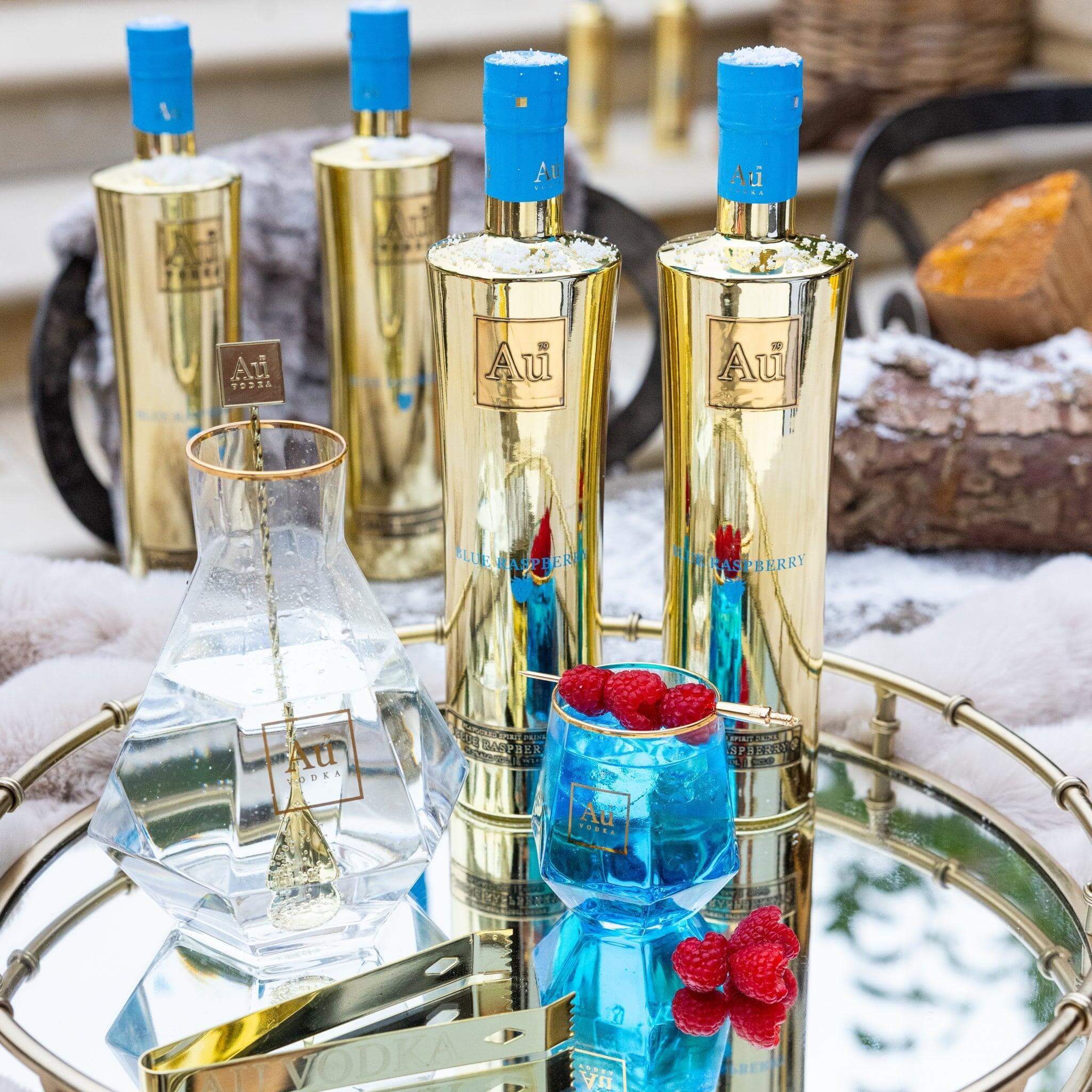 Au Vodka Blue Raspberry