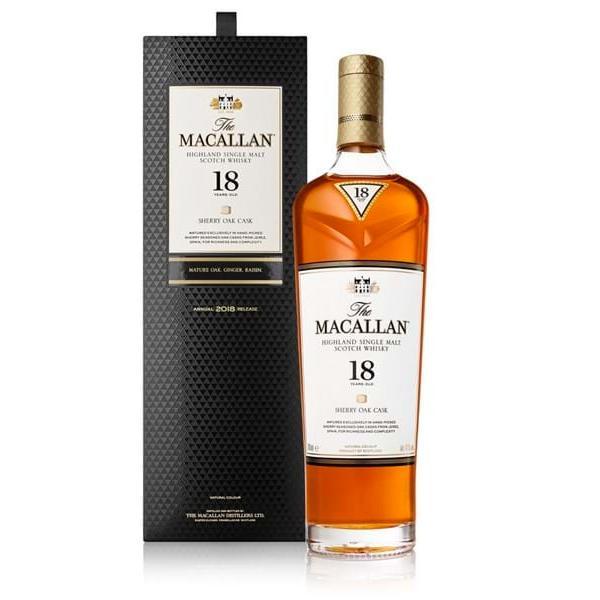 The Macallan 18 Year Old Sherry Oak Single Malt Scotch Whisky