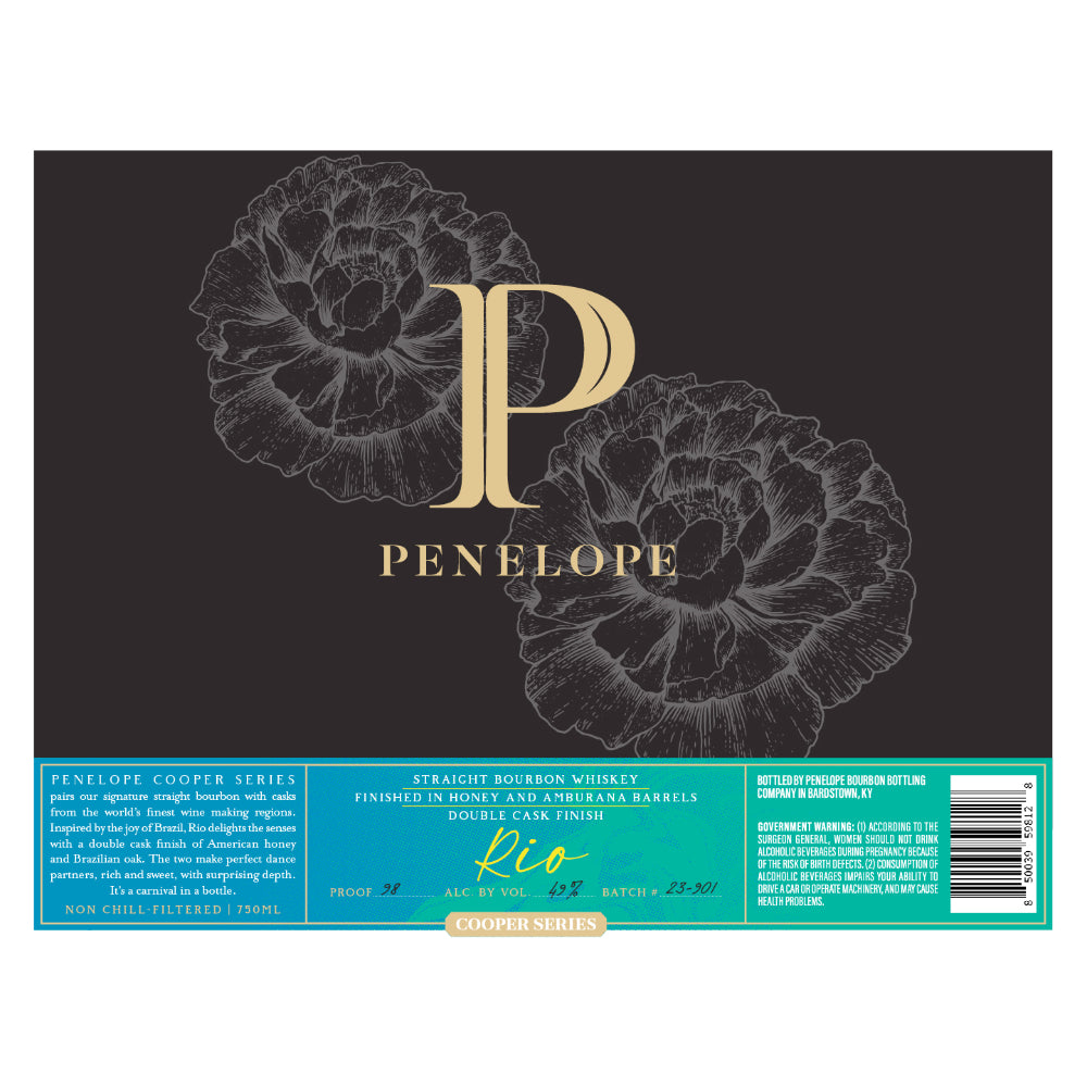 Penelope Bourbon Rio Four Grain Straight Bourbon Whiskey