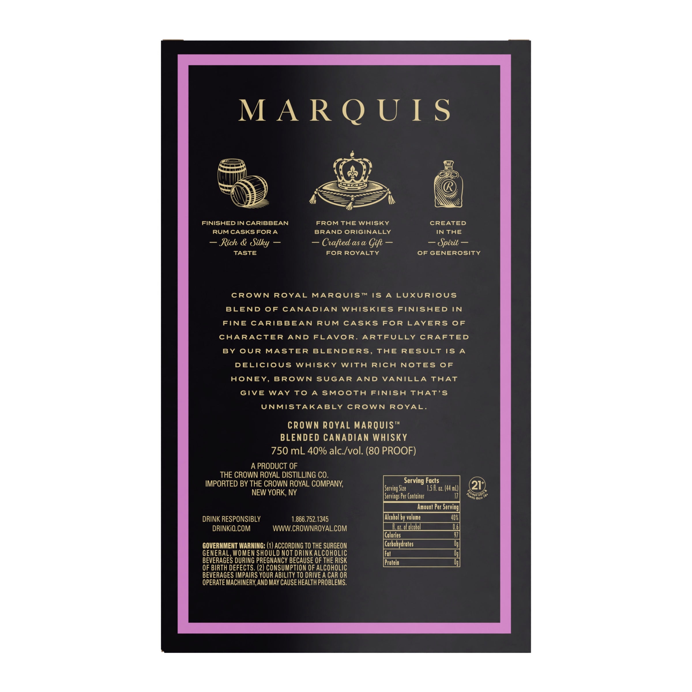 Crown Royal Marquis Canadian Whisky