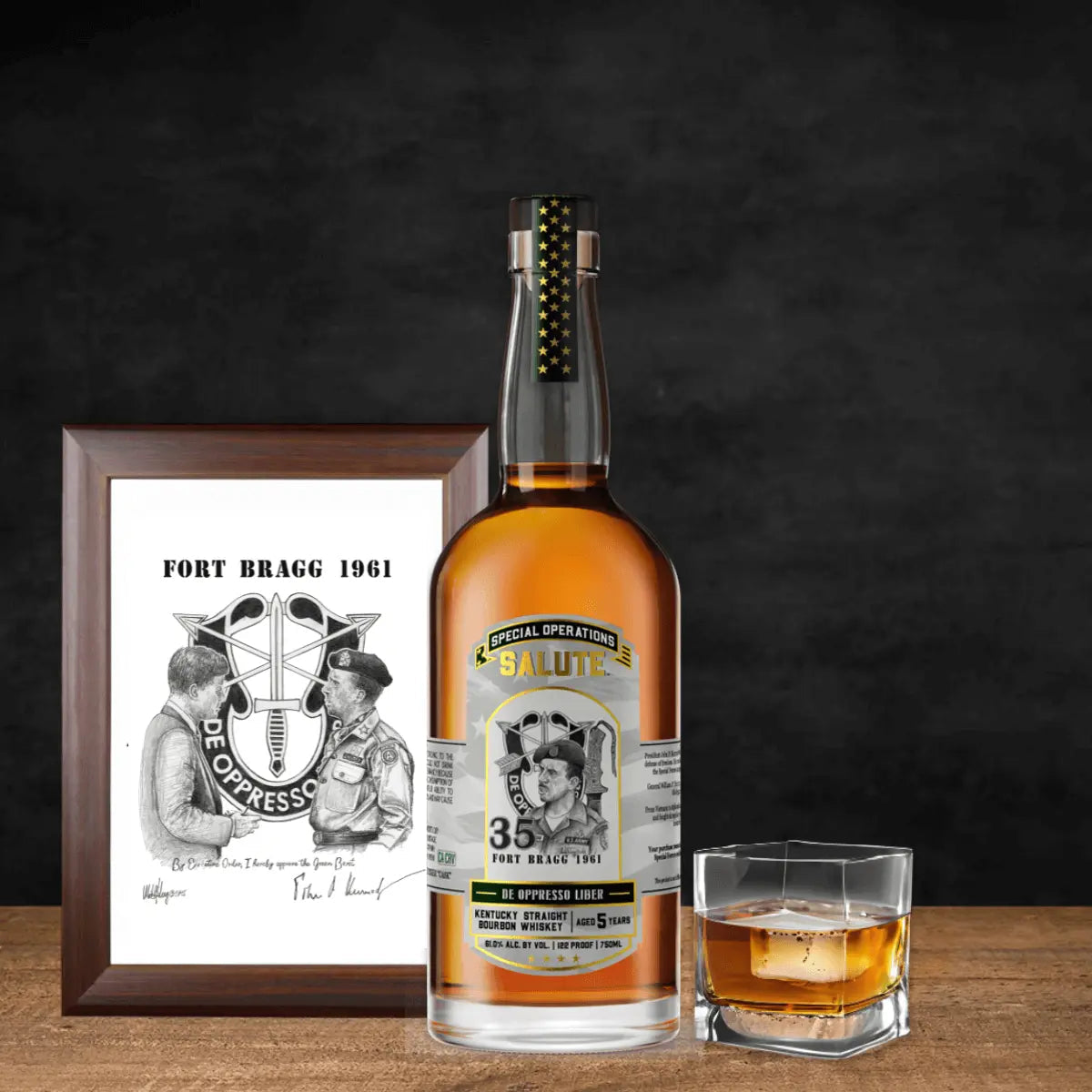 Heritage Distilling Co Special Operations Salute™ Whiskey - De Oppresso Liber Edition Heritage Distilling