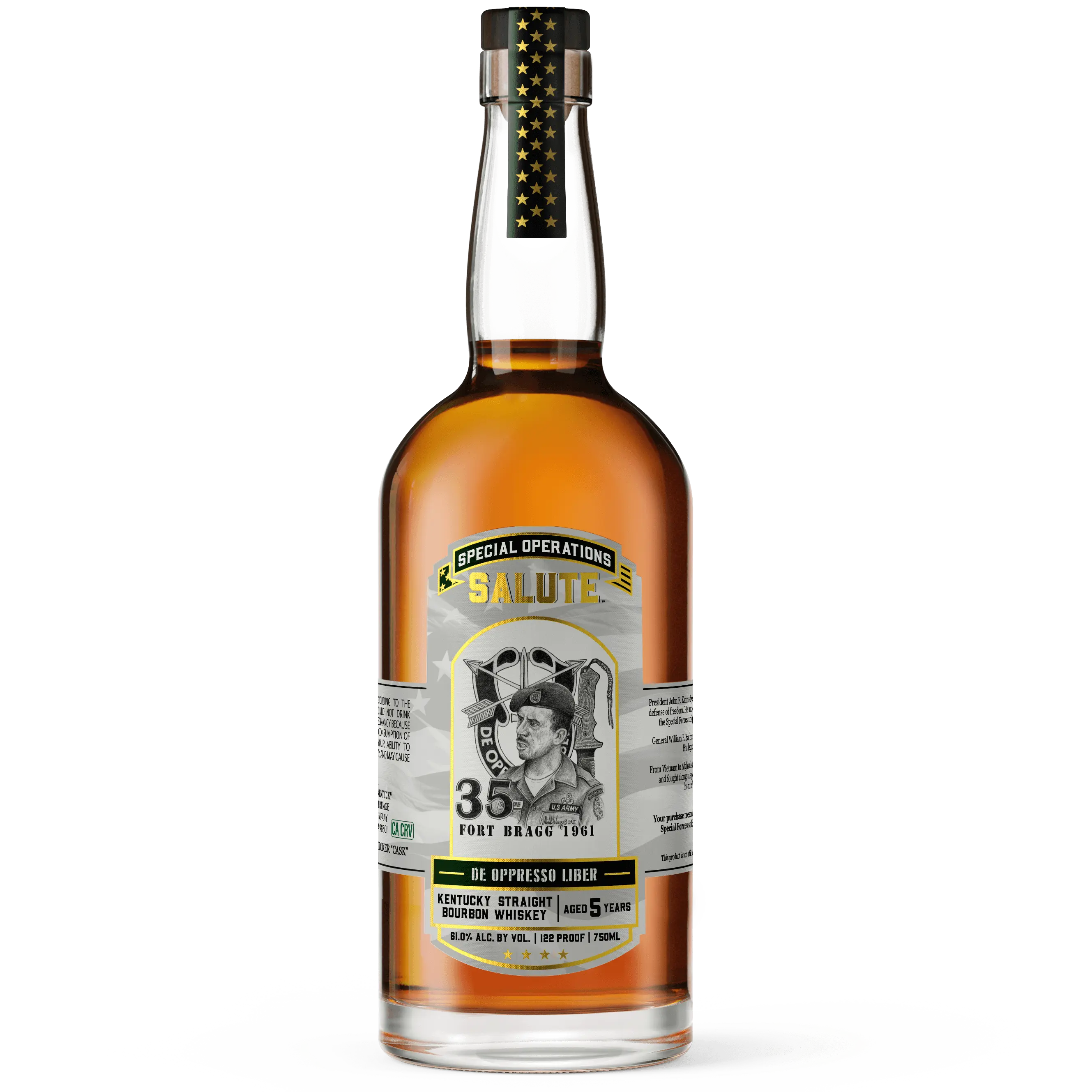 Heritage Distilling Co Special Operations Salute™ Whiskey - De Oppresso Liber Edition Heritage Distilling