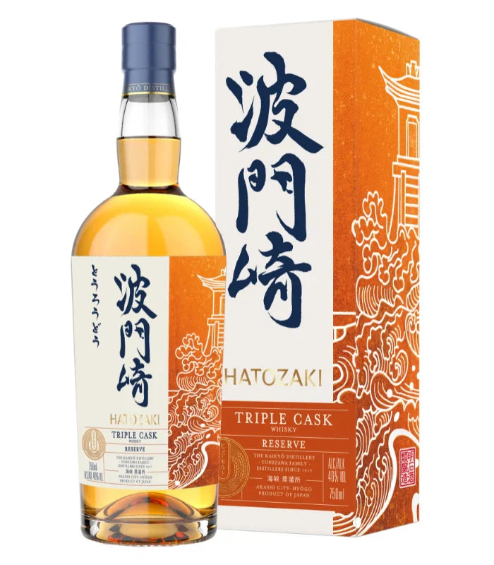 Hatozaki Triple Cask Reserve Japanese Whisky 750mL Hatozaki