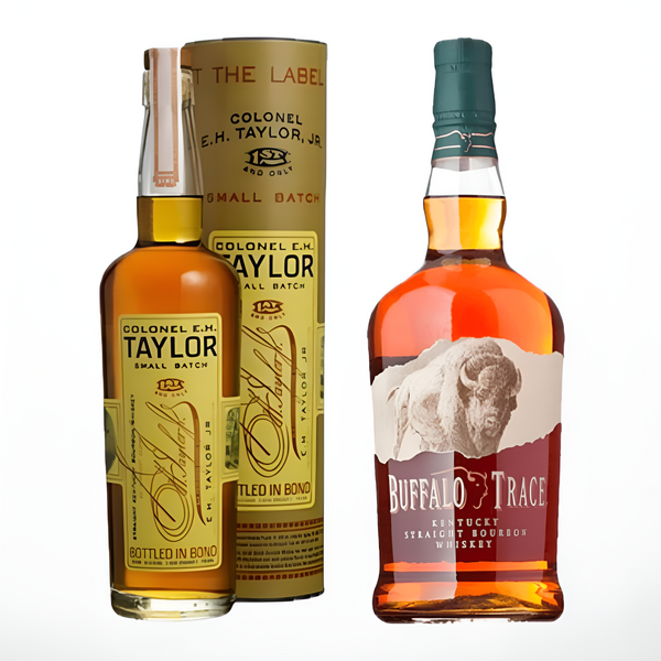 Colonel E.H. Taylor Jr. Small Batch Bourbon Whiskey, Buffalo Trace Kentucky Straight Bourbon Whiskey Bundle